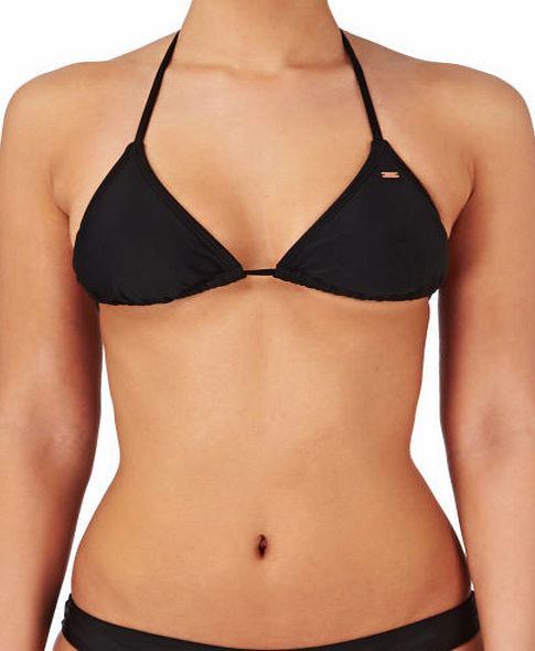 Roxy Womens Roxy Tiki Tri Bikini Top - True Black