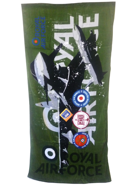 RAF Towel Printed Design