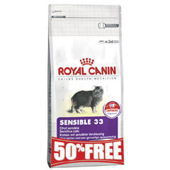 royal Canin Feline Health Sensible 33 1kg 1kg FREE