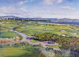 Royal Dornoch Golf Print by Donald M. Shearer