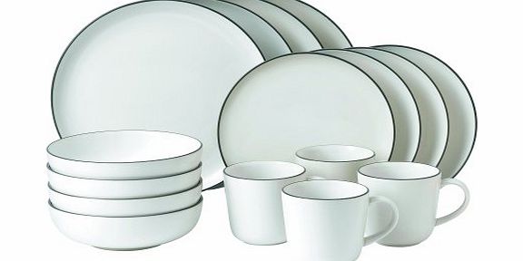 16-Piece Tableware Set, White