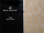 Royal Doulton 66 x 72 Cream- Lined Curtain
