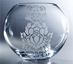 Royal Doulton Ball Vase Clear