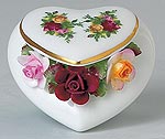 Royal Doulton Floral Heart Box