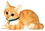 Royal Doulton Kitten Lying - Ginger Tabby