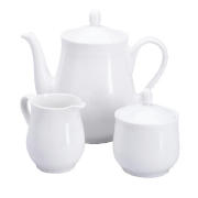 Royal Doulton White Teapot set 3 piece