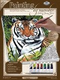 Canvas Painting By Numbers - Tiger in Hiding
