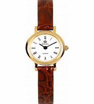 Royal London Ladies Classic Slim Brown Watch