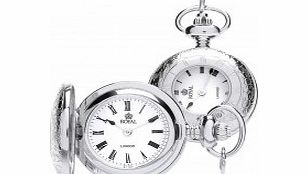Royal London Ladies Silver Pendant Pocket Watch