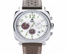 Mens Sports Chronograph Brown Watch