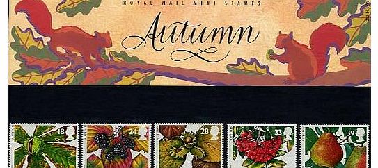 Royal Mail 1993 Autumn Presentation Pack PP209 (printed no. 240) - Royal Mail Stamps