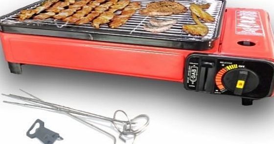 RSonic Portable Gas Barbecue Grill BBQ Camping Table top Cooker Stove 1500W Butane NEW
