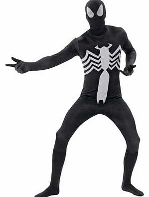 Fancy Dress Black Spiderman 2nd Skin Costume -