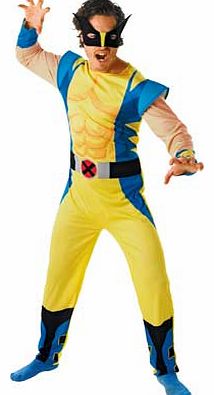 Rubies Fancy Dress Wolverine Costume - Size 38-42 Inches