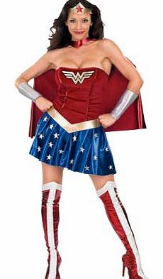 Rubies Fancy Dress Wonder Woman Costume - Size 10-12