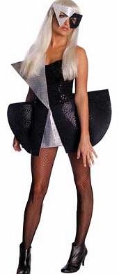 Lady Gaga Black Sequin Costume - Size 6-8