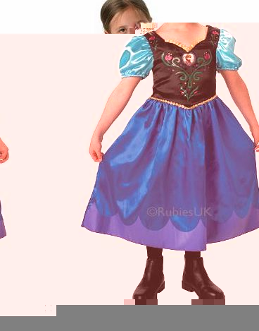 Rubies Masquerade UK Disney Frozen Classic Anna Costume (Large)