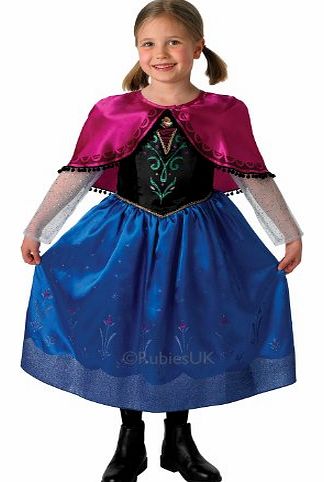 Rubies Masquerade UK Disney Frozen Deluxe Anna Costume (Large)