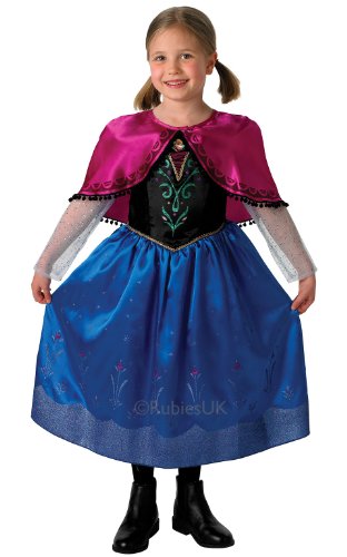 Rubies Masquerade UK Disney Frozen Deluxe Anna Costume (Medium)