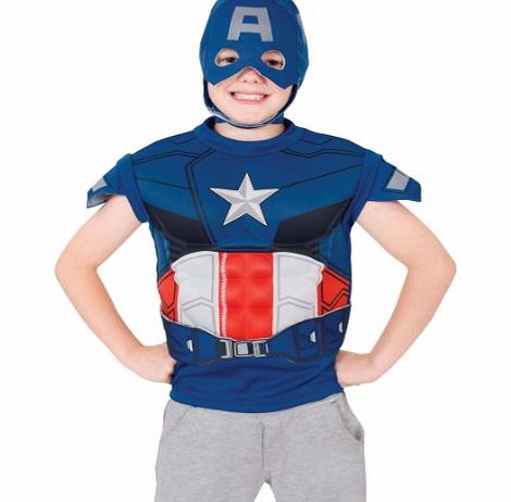 Rubies Masquerade UK Rubies Captain America Dress-up Set