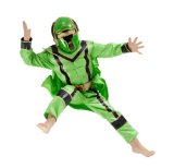 Power Ranger tm Mystic Force tm Muscle Chest Green Costume Size Small - age 3-4 years