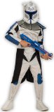 Star Wars Clone Wars Clone Trooper Captain Rex Fancy Dress Costume for Boys age 8 9 10