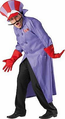Rubies Wacky Races Dick Dastardly Costume - 42-46 Inches