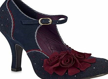 Ruby Shoo ASHLEY (Navy/Red) by Ruby Shoo - Size 6/39
