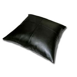 rucomfy 53cm Twin Needled Faux Leather Cushion