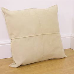 rucomfy 58cm Cream Pintuck Cushions