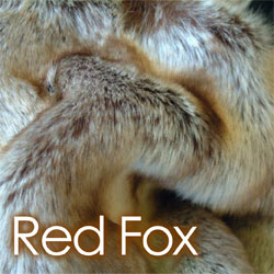 Red Fox Faux Fur Cushion