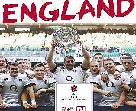 Rugby Gifts - England RFU Gift Ideas - Official England RFU 2015 Calendar - A Great Present For Rugby Fans