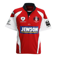 Rugbytech Gloucester Home Playing Rugby Shirt 2007/09.