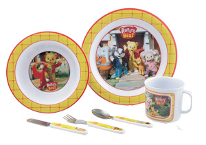 rupert bear 6 Piece Tableware Set