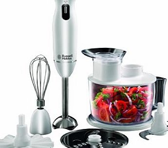Russell Hobbs 21500 Aura 6-in-1 Hand Blender, 1.25 L, 600 W - White