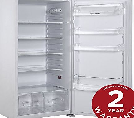 Russell Hobbs Built in 55cm Wide White Larder Fridge, 122 Litre Fridge Capacity, A  Energy, RHBI55LF122