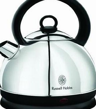Russell Hobbs Cordless Traditional Dome Kettle Polished stainless steel (Russell hobbs cordless traditional dome kettle polished s/steel 3KW 1.6L capacity concealed element water view window)