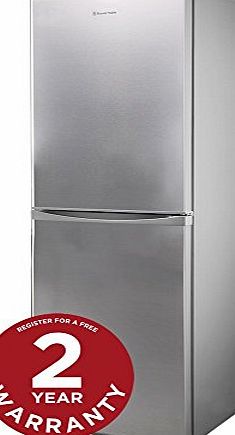 Russell Hobbs Freestanding 173cm Tall Fridge Freezer, A  Rating, 156 Litre Net Capacity, Stainless steel, Reversible Doors, RH54FF170S