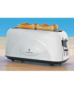 Retro 4 Slice Stainless Steel Toaster
