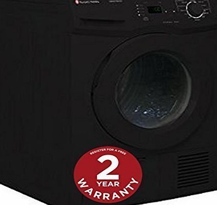 Russell Hobbs RH8CTD600B 8Kg Condensor Sensor Tumble Dryer - Free 2 Year Warranty* (Black)