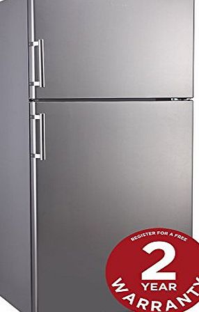 Russell Hobbs Stainless Steel 79cm Wide 176cm High Freestanding No Frost Fridge Freezer - RH79FF176SS
