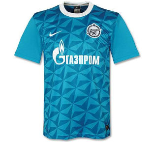 Russia Nike 2011-12 Zenit St Petersburg Home Football Shirt