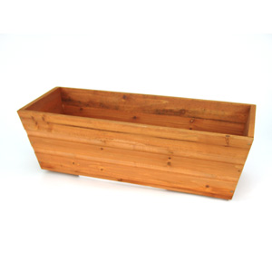 Rustic Pine Wooden Window Box Medium Size