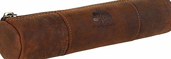 RusticTown Vintage Style Pen Pencil Case Leather Pouch for Students Professional and Artists By Rustic Town