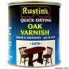Rustins Satin Finish Quick Drying Oak Varnish