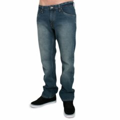 Rusty Mens Rusty Keep Out Jean - Straight Leg New Blue