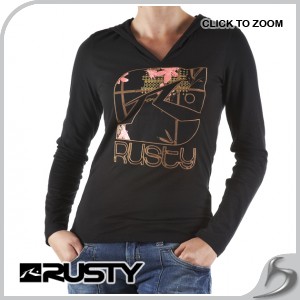 Rusty T-Shirts - Rusty Bamboo Inn T-Shirt - Black