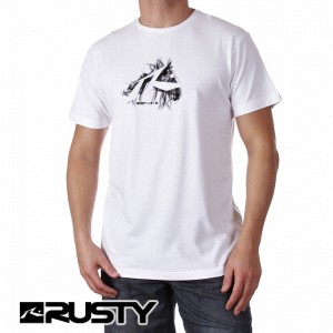 Rusty T-Shirts - Rusty Rego T-Shirt - White