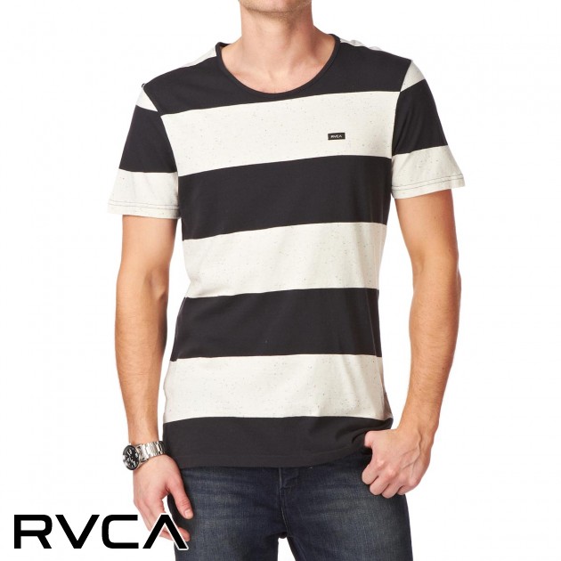 Mens RVCA Tregue T-Shirt - Rolling Blue