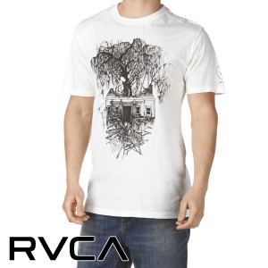 T-Shirts - RVCA Donor T-Shirt - Vintage White